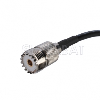 RG58  Low Loss UHF SO239 Female to Female WiFi Antenna Cable Coaxial  S0-239 Coax Connectors Antenna Extension Cable