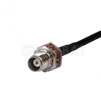 RF Wireless Router Cable TNC female Bulkhead O-ring to TNC male pigtail cable