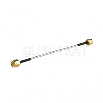 SMA Male to SMA Male 6GHz RF Cable Assembly Pigtail Cable RG405 Semi-Flexible