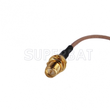 Rf Connector Fakra "C" Male to Rp-sma Jack Bulkhead Straight Assembly Extension Coaxial Cable Rg316 30cm for Gps Antenna