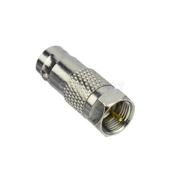 BNC Jack Female to F Plug Male Adapter Straight