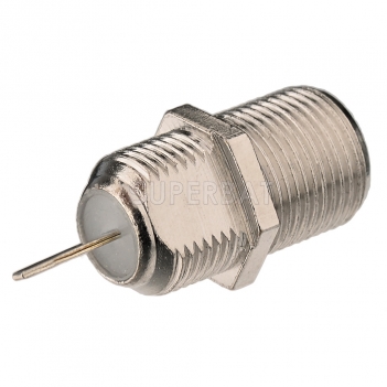 F Jack Female Connector Straight Solder