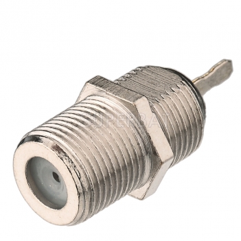 F Jack Female Connector Straight Solder