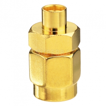 SMP Male Plug Adapter to SMA Male Plug Straight 50Ω RF Coax Adapter Connector