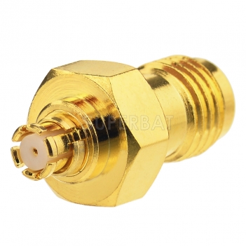 SMP Jack Female Adapter to SMA Straight Jack Female 50Ω RF Coax Adapter Connector