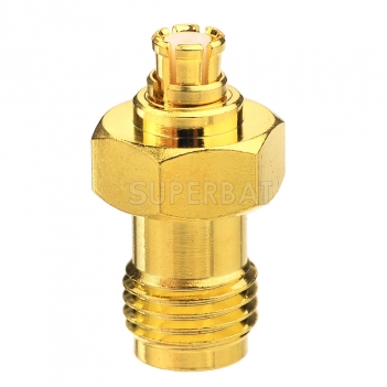 SMP Jack Female Adapter to SMA Straight Jack Female 50Ω RF Coax Adapter Connector