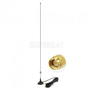 Walkie talkie car mini magnetic base antenna 450MM portable mini car antenna