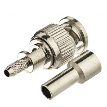 Mini BNC Male Plug Crimp Connector for RG316