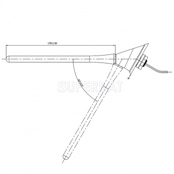 Auto radio AM FM Roof Antenna with RAKU II RAKU2  Connection 16V For CITROEN OPEL PEUGEOT SEAT SKODA VOLVO VW until 2004