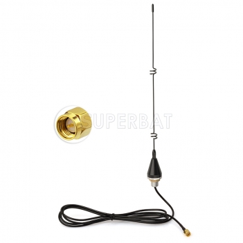 868MHZ antenna 5dbi with Extension cable RG174 160cm SMA plug