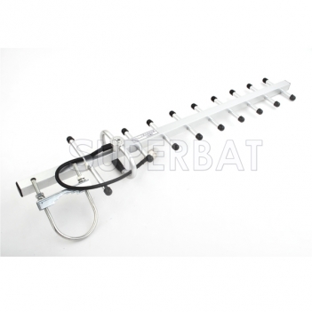 1.2GHz 12DBi GSM Yagi Directional Antenna 1200MHz N jack Connector 22cm cable