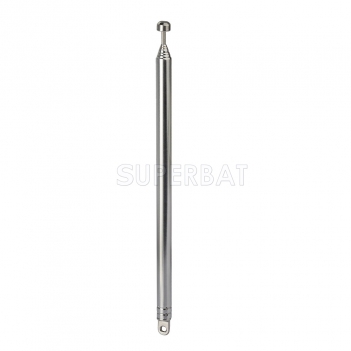 Superbat Indoor New High Quality AM FM Radio 7 Sections Telescopic Antenna Aerial for Radio TV