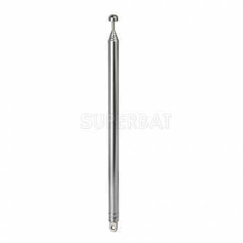 Superbat Indoor New High Quality AM FM Radio 7 Sections Telescopic Antenna Aerial for Radio TV