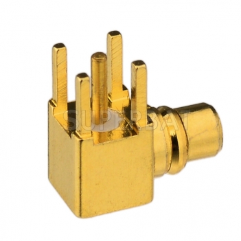 MMCX Plug Male Connector Right Angle Solder