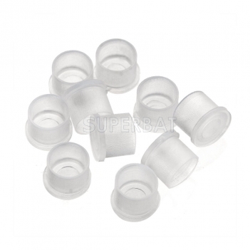 100PCS SMA Covers Plastic Dust Cap Transparent Color for SMA Jack Female Connector