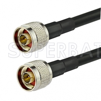 N Male to N Male Cable Using KSR400 Coax And Times Connectors