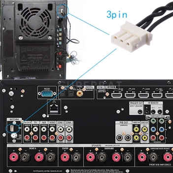 AM  Loop Antenna with 3-pin Mini Connector for Sony Sharp stereo receiver