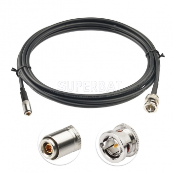 Superbat 15 feet BNC Male to DIN 1.0/2.3 Plug 75 Ohm 3G 6G HD SDI Vedio Camera Cable (Belden 1855A)