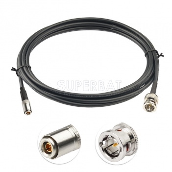 Superbat 10 feet BNC Male to DIN 1.0/2.3 Plug 75 Ohm 3G 6G HD SDI Vedio Camera Cable (Belden 1855A)