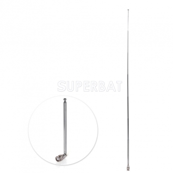 7 Section Telescopic BNC Male Swivel Antenna for Portable Radio Scanner TV FM Radio Scanners Remote Receivers and Other Electronics Products