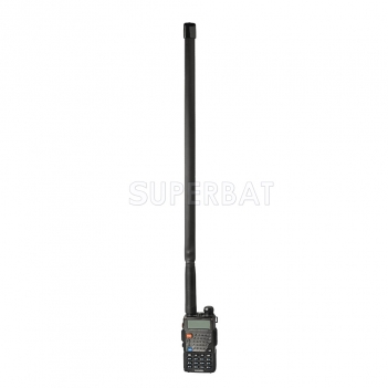 Superbat 136-520MHz Foldable CS Tactical SMA Female Ham Radio Antenna for Baofeng Wouxun Handheld HT CB Radio Two Way Radio Walkie Talkie
