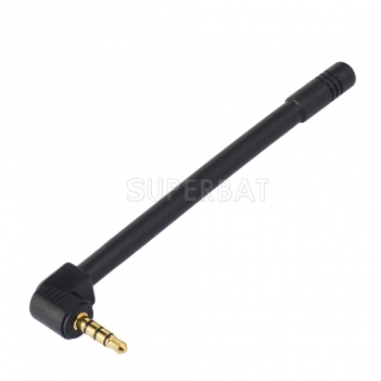 Superbat Mini Rubber FM Radio Antenna with 3.5mm Audio Plug Connector for Bose Indoor Radio Home AV Stereo Receiver Mobile Cell Phone Audio Radio