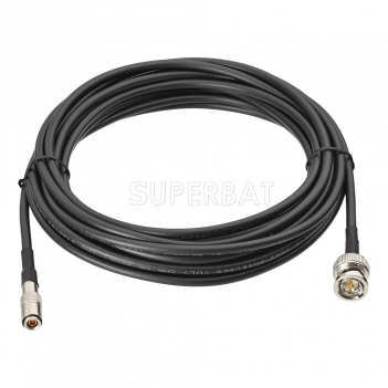Superbat 5M DIN 1.0/2.3 to Male BNC Crimp Solder  75 Ohm Mini RG59 Belden(1855A) 6G-SDI 4K UHD HD Video Camera Coaxial Cable for Video Camera  Moniter