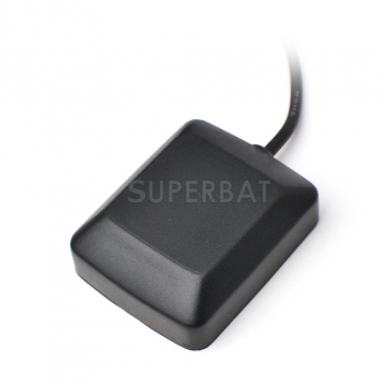 Superbat Gray AVIC GPS Active Magnetic base Antenna Aerial Connector Cable for Pioneer GPS Navigation Receiver