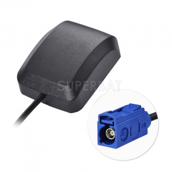 Superbat GPS Antenna FAKRA C 3M Antenna  for VW AUDI BMW Ford Benz GPS Navigation System