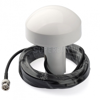 Weatherproof Marine GPS timing antenna BNC Plug with RG58 coax cable for Furuno Garmin Icom