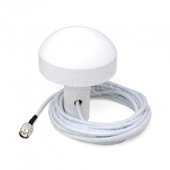 Superbat GPS Marine Navigation Antenna 5meter with TNC male plug for Furuno GPS receiver