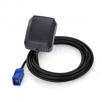 Superbat GPS Antenna FAKRA C 3M Antenna  for VW AUDI BMW Benz GPS Navigation System