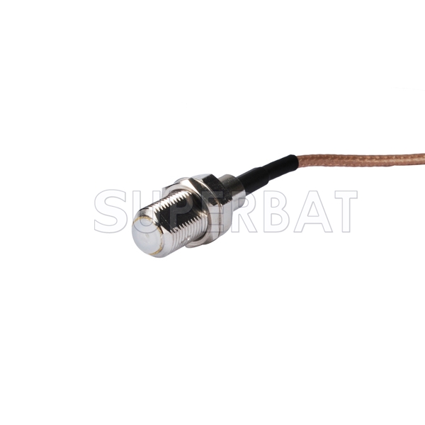 Unique Bargains TV Female to MCX Male Cable Connector Adaptor for DVB-T  Antenna 