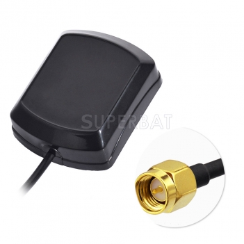 Superbat SMA Plug GPS Antenna Aerial Connector Cable for Boss Jensen GPS Navigation Receiver