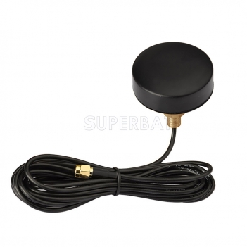 Superbat GPS  Antenna Thru Hole Screw Mount SMA Connector for Car Truck RV GPS Navigation Head Unit