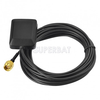 Superbat SMA Plug GPS Active Magnetic base Antenna Aerial Connector Cable for Boss Jensen GPS Navigation Receiver