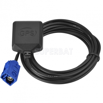 Superbat Fakra C Jack GPS mini Magnetic base Antenna Aerial Connector Cable for VW AUDI BMW Ford Benz GPS Navigation System