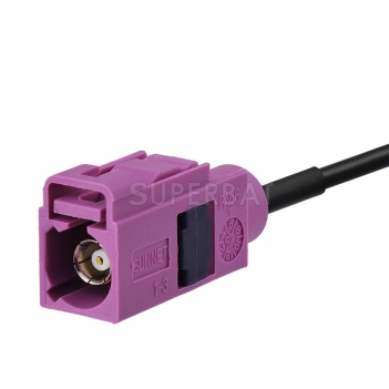 Superbat Fakra H Jack GPS mini Magnetic base Antenna Aerial Connector Cable for GPS Navigation System