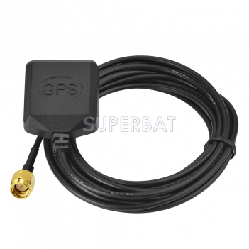 Superbat SMA Plug GPS mini Magnetic base Antenna Aerial Connector Cable for Boss Jensen GPS Navigation Receiver