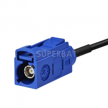 Superbat Fakra C Jack GPS Active Magnetic base Antenna Aerial Connector Cable for VW AUDI BMW Benz GPS Navigation System