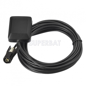 Superbat WICLIC GPS Active Magnetic base Antenna Aerial Connector Cable for Pioneer JVC Beker GPS Navigation Receiver