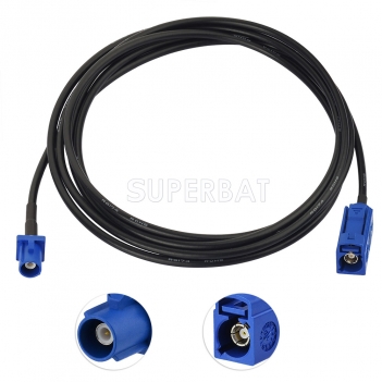 Superbat Fakra C Female to Fakra C Male RG174 180cm GPS Extenstion Coax Cable for GPS Antenna