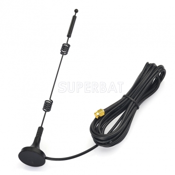 Dual Band WiFi 2.4GHz 5GHz 5.8GHz Magnetic Base RP-SMA Antenna for WiFi Router Booster Range Extender Gateway