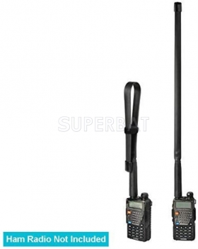 Dual Band VHF UHF 72cm Foldable CS Tactical SMA Female Ham Radio Antenna for Baofeng CB Ham Radio Two Way Radio Walkie Talkie