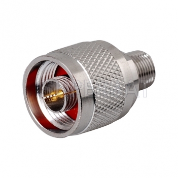 N male plug to F female jack RF coaxial adapter  Zinc Alloy