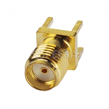 Superbat SMA Female Jack straight PCB Through Hole