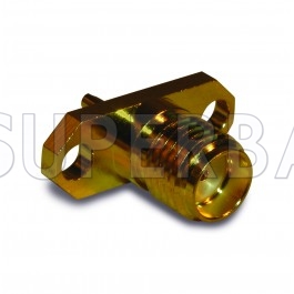 Superbat SMA  Female Jack Flange Straight Solder Cup Connector Gold Plating