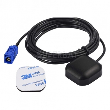 Superbat Vehicle Waterproof Active GPS Navigation Antenna Fakra C Blue GPS Antenna