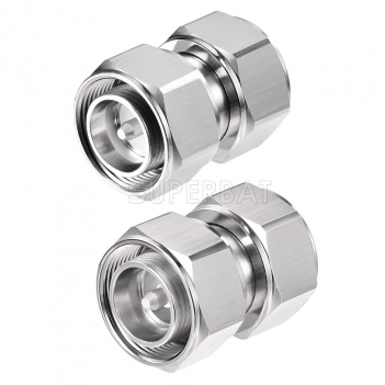 4.3/10 Plug to 4.3/10 Plug Straight Low PIM RF Adapter