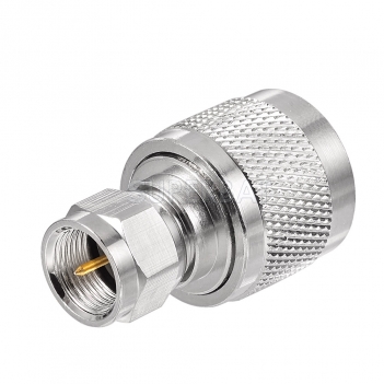 Type F Male to PL-259 / UHF Male Coaxial Adapter Connector for amateur radio TV Antenna Wireless LAN Devices